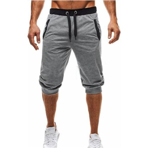 Mens Trousers Sweatpants Harem Pants Slacks Casual Jogger Sportwear Baggy Stylish Men Calf-length Pants