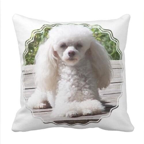 The Dog Throw Pillow case