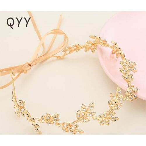 Classic Austrian Crystal Handmade Alloy Hair Vine Wedding Hair Accessories Bridal Headpieces Headbands Brides Tiaras