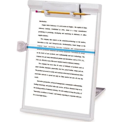 Monitor Mount Gray, Adjustable Document Holder & Sticky Notes Organizer - Holds Copy Paper, Photos, Notes & Business Cards