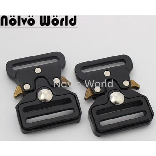 10-50 pieces 2 colors 44*33mm 1'' silver white color insert hooks for suitcase backpack strap adjust buckle bag accessories