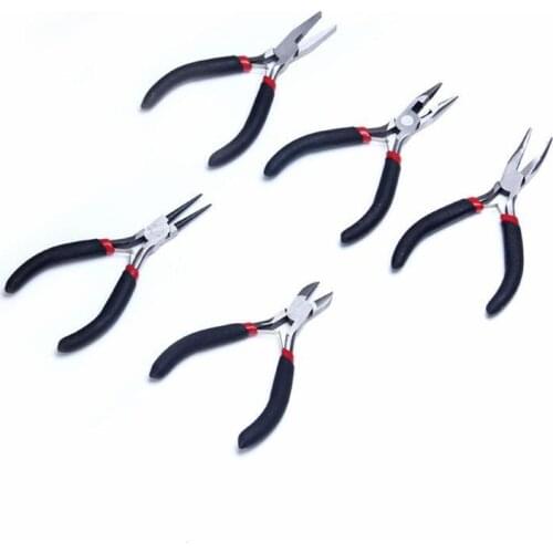 WINOMO Mini Plier Jewelry Pliers Solid Joint End Cutting Cushion Grip Wire Nipper Repair Tool
