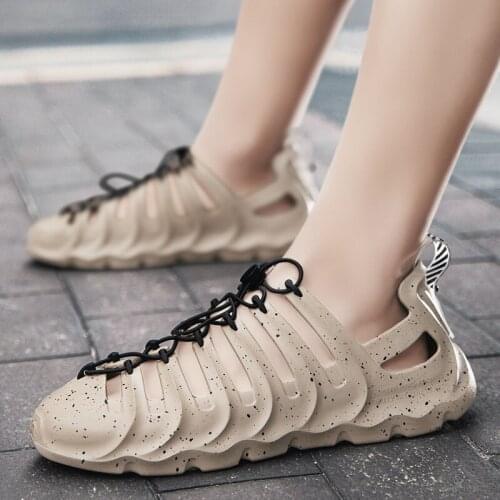 New Mens Beach Sandals Summer Slip On Casual Shoes For Men Outdoor Fashion Breathable Shoe 2020 Sandalias Zapatos Hombre Verano