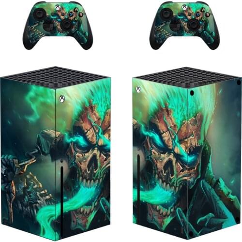 Terror Style Xbox Series X Skin Sticker for Console & 2 Controllers Decal Vinyl Protective Skins Style 1