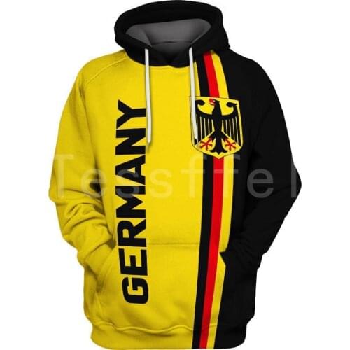 Tessffel Newest Germany Country Flag NewFashion Men/Women Funny Autumn Sweatshirt 3Dprint Casual Hoodies Long Sleeve Pullover A1