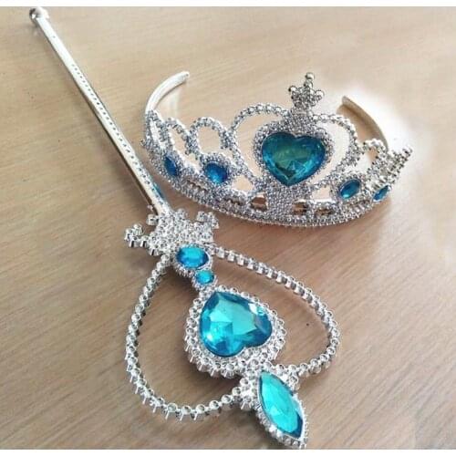 2018 Girls Princess Crown Hair Accessories Bridal Crown Crystal Diamond Tiara Hoop Headband Hair Bands For Kids Party Hairbands