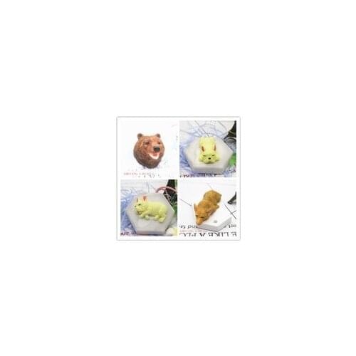 Wholesale/retail,free shipping ,Bear/dog Aromatherapy wax car ornaments Silicone cake mold FM