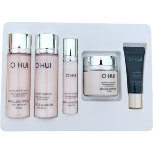 Korean original o hui optimum hydration miracle mosture miniature kit Travel sample face set