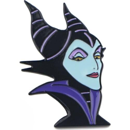 PF1251 Witch Enamel Pin Movie Brooches Bag Lapel Pin Cartoon Holiday Badge backpacks Decoration Jewelry Gift Accessories