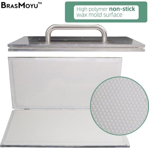 Beeswax Embossing Printer Free Release Mold Machine Agent Bee Wax Comb Press Cell 4.7 4.9 5.35mm Foundation Mold Stamping Sheet