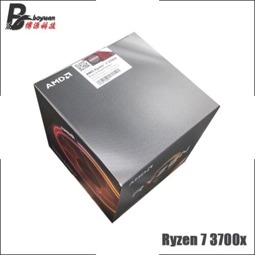 AMD Ryzen 7 3700X R7 3700X 3.6 GHz Eight-Core Sixteen-Thread CPU Processor 7NM L3=32M 100-000000071 Socket AM4 new and with fan
