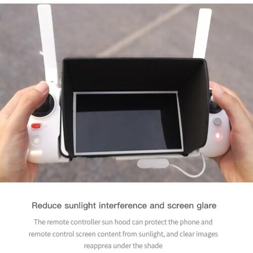 Black Remote Controller Sunshade dropship FIMI X8 SE RC Drone Folding tool for Phone Tablet Drone Controller Hood dropshipping