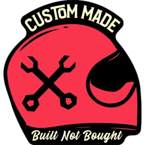 S40529# Self-adhesive Decal Built Not Bought Car Sticker Waterproof Auto Decors on Bumper Rear Window Laptop PVC Decal