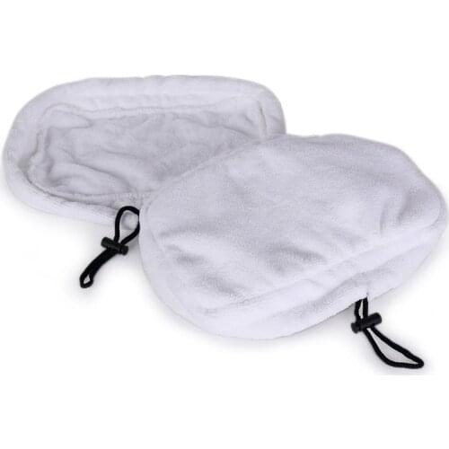 2Pcs/Lot Microfiber Steam Mop Pads 9 In1 Practical Reusable Home Floor Cleaner Cloths H2O Steam Mop Replacement Washable Cover