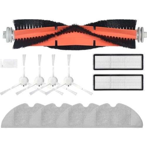 Main Roller+Side Brush+Hepa Air Filter+Mop Cloth for Xiaomi Dreame F9 Sweeper Vacuum Robot Replacements Part Accessories