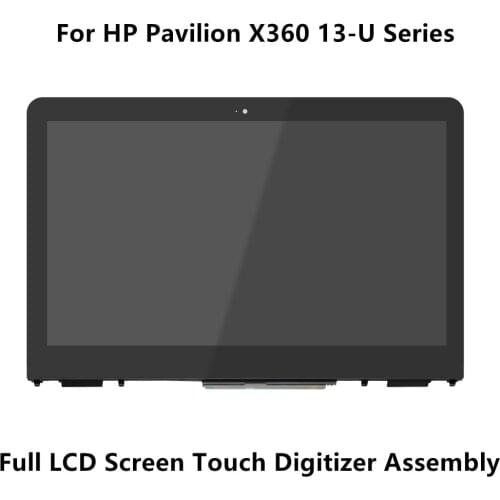 LCD Screen Display Touch Glass Digitizer Assembly +Bezel For HP Pavilion X360 13-u104la 13-u164tu 13-u062sa 13-u133tu 1920x1080