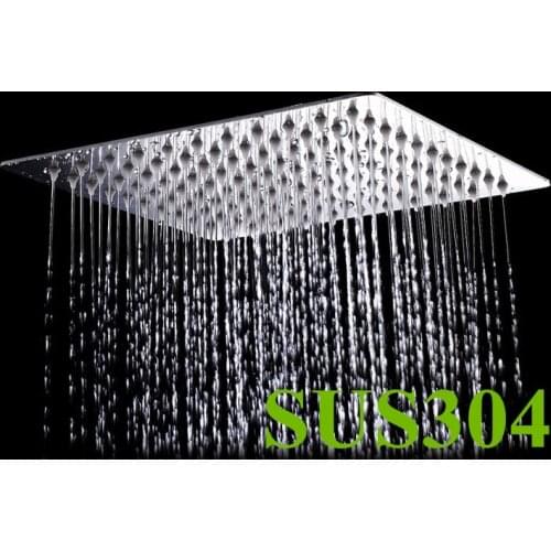 10 inch perfect new square bathroom 304 stainless steel rain shower head TH015
