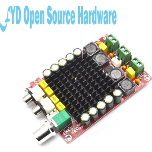 XH-M510 TDA7498 High Power Digital Amplifier Board 2 x 100w Car Amplifier audio DC12V-24V
