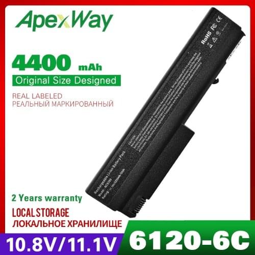 Black laptop battery for HP 6910p NC6110 NC6120 NC6200 NC6220 NX5100 NX6100 NX6120 NX6140 NX6310 NX6320