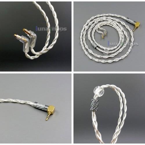 63*0.1mm Extremely Soft Hi-Res 7N Pure Silver plated Earphone for Sony MDR EX1000/EX600/EX800/7550 LN006234