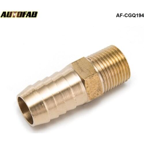 AUTOAFB - New Brass Barbed Fitting Coupler 5/8" Hose Barb x 3/8" Male NPT Fuel Gas Water AF-CGQ194