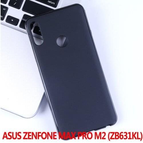 Phone case fundas back cover for ASUS ZenFone Max Pro M2 ZB630KL ZB631KL cases soft TPU matte pudding gel silicone cover funda