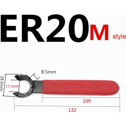 Engraving machine tool holder part wrench CNC milling machine cutter tool parts screw use wrench ER08M ER11M ER16M ER20M