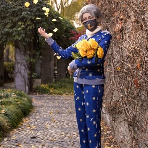 Identity V Cosplay Costumes Set Survivor Embalmer Aesop Carl Cosplay Costume Man In Dream Skin Costumes Blue Suits Pajamas