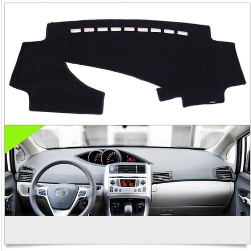 Interior Dashboard Carpet Photophobism Protective Pad Mat For Toyota Verso 2011-2015