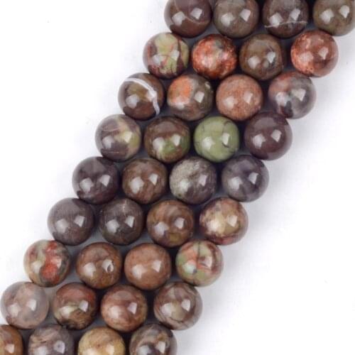 Natural Stone Beads Flower Agates Round Onyx Loose Beads For Jewelry Making 4 6 8 10 12mm Pick Size 15" Diy Bracelet Necklace