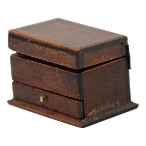 Vintage Sewing Needlework Needle Kit Box 1:12 Dollhouse Miniature Mini Decor