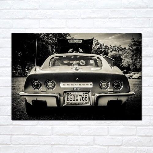 Wall Art Supercar Canvas Painting Corvette Classic Car Poster Prints Nordic Modern Aesthetic Room Decor Picture