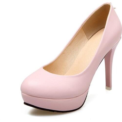 Sexy stilettos high with 2018 waterproof table size code 31 shallow mouth single shoes of 1823-45