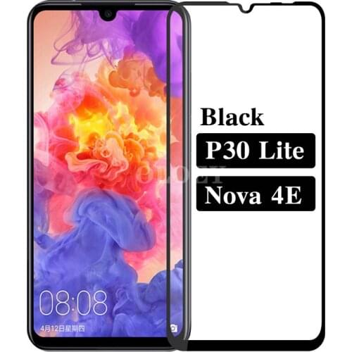 Full Cover Protective Glass For Hauwei P30 Lite P 30 Light P30lite Tempered Glas Screen Protector for huawey Nova 4e Nova4e film