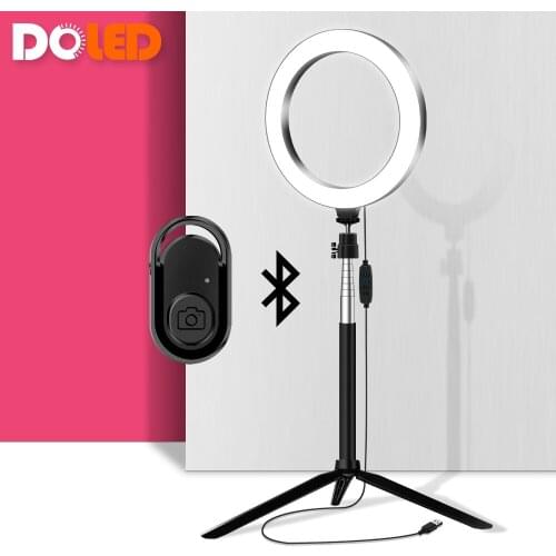 LED Ringlight Circle Lamp Selfie Ring Light with Bluetooth Remote for Makeup Video Photo Studio Lighting on YouTube Tiktok