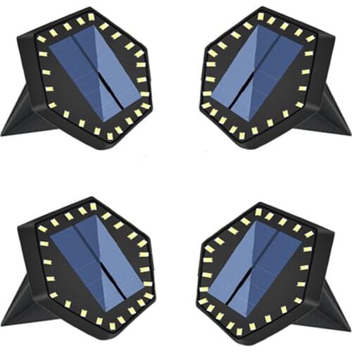 Solar Ground Lights Outdoor, Yohencin 24 LED Garden Solar Lights Underground Light Buried Light Waterproof Deck Light Spotlight