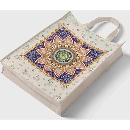 Diamond Painting Handbag Drill Reusable Eco-Friendly Shopping Storage Bags Foldable Grocery Tote Home Organizer Gift