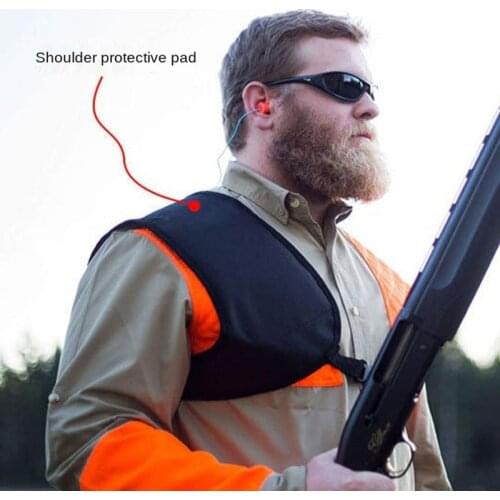 Outdoor Shooting Protection Shoulder Pads, Protection Pads, Shock Absorption with Anti-impact Pads, Shooting Hunting Protection