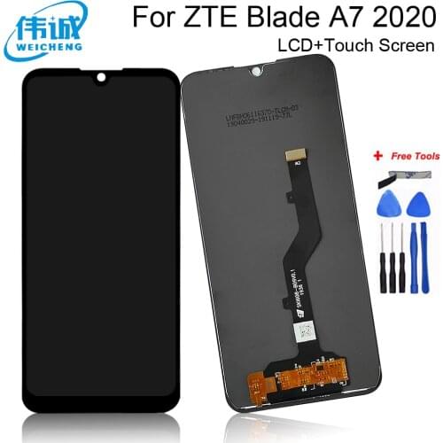 For ZTE Blade A7 vita A7S A5 2019 2020 P963F02 A0722 LCD Display Touch Screen Digitizer ZTE A7 2020 A7 2019 A7 Prime LCD Sensor