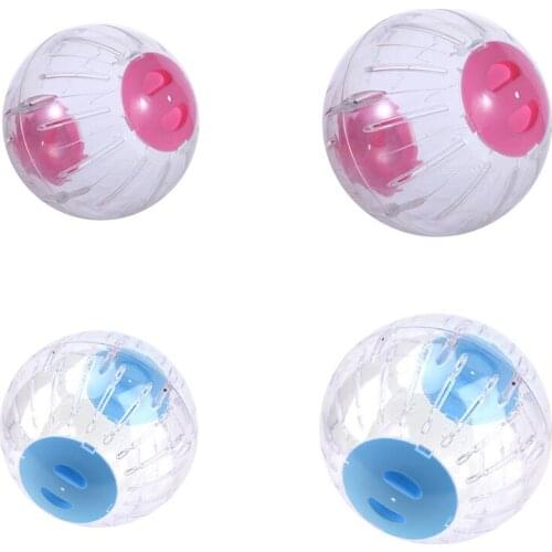 10/12cm Plastic Rodent Mice Running Jogging Ball Hamster Gerbil Rat Exercise Funny Small Pet Play Toys Pet Supplies
