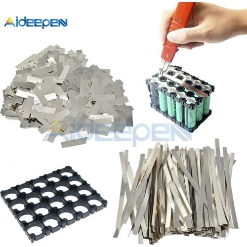 18650 Battery Nickel Plated Steel Nickel Strip Sheets For Spot Welders Welding Machine Nickel Belts with Battery Holder Bracket