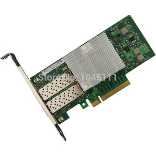 Winyao E10G82599AF Dual Port PCI-E 10000Mbps Ethernet Network Adapter Card NIC IntelJL82599ES X520 Single Multi-mode SFP