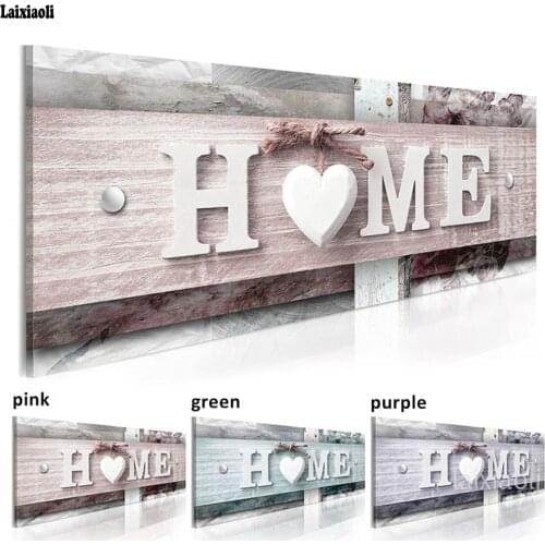 Home Sweet Letter picture Diamond Painting Rhinestone 5D DIY Diamond Embroidery,Cross Stitch,Diamond Mosaic Sale,wall Decoration