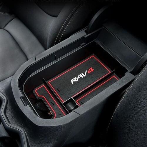 Lsrtw2017 Car Center Console Armrest Plate Storage Box Decoration for Toyota Rav4 Xa50 Xa40 2014-2021 2020 Interior Accessories