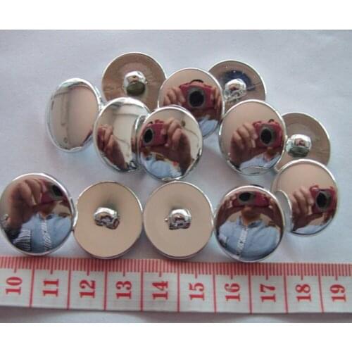 Free shipping 20mm plating silver color button ABS fashion sewing shank blouse button 100pcs