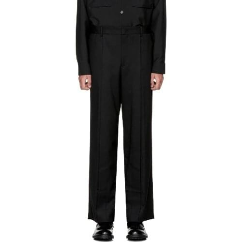 Mens casual pants straight tube wide leg pants pants teenagers youth fashion urban fashion trend men