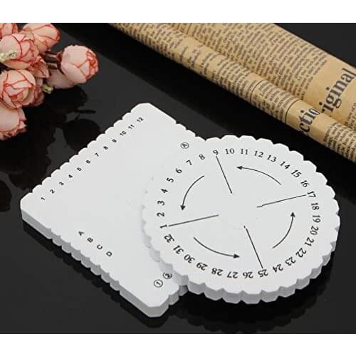 DIY Round Square Beading Cord Disc Disk Braiding Plate DIY Weaving Loom Braided For Home Garden Sewing Handmade Tool