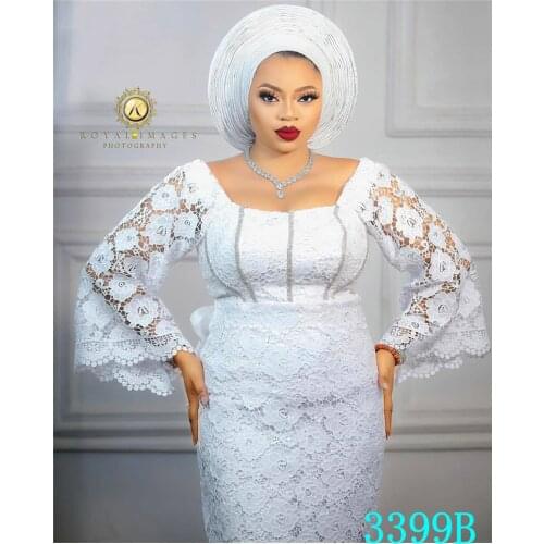 2020 Latest African Cord Lace Fabric High Quality Holes Water Soluble Guipure Lace For Nigerian Wedding Party Sew 3399b