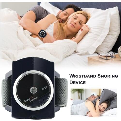 Wear Infrared Snoring Device on your Wrist Smart Snore Stopper Wristband Electronic Anti Snore Device Sleep Aid for Health Sleep