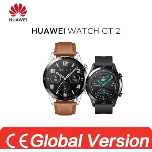 In Stock Original HUAWEI Watch GT 2 GT2 Smart 46MM GPS Bluetooth Phone Call Blood Oxygen Heart Rate For Android iOS